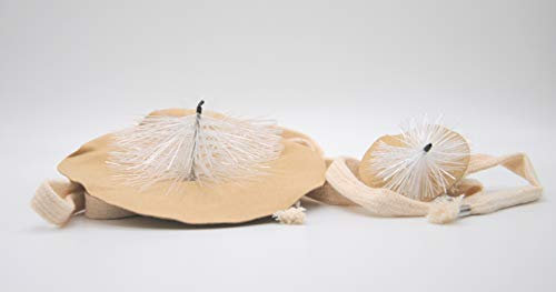 Soundman Durchziehwischer-Set für Saxophon - enthält: 1 Wischer für den Korpus + 1 Wischer für den S-Bogen - Leder Komplettset Innenreinigung