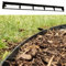 GARDENIX Césped bordillo de parterres de césped adoquines + 3 Clavos por Metro (Borde de césped Ligero 45 mm x 80 mm, 4 Metros)