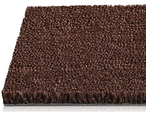 KARAT Premium Paillasson en Coco - Marron - Performance de Nettoyage Forte - Retour antidérapant (80 x 100 cm, 24 mm)