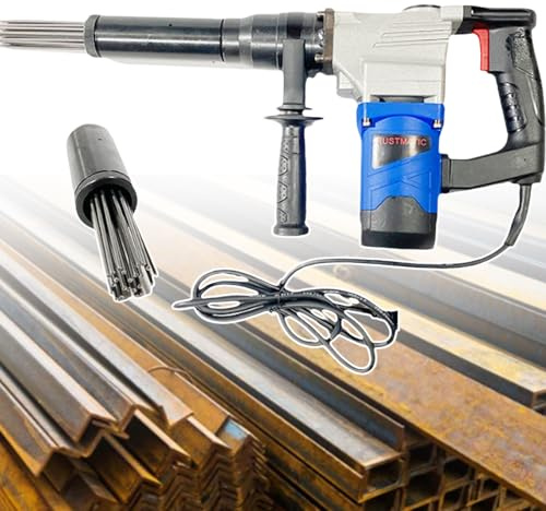 Air Needle Scaler Electric Compact Derusting, Hand Slag Remove, Rust Paint Slag Remover Tool,110v