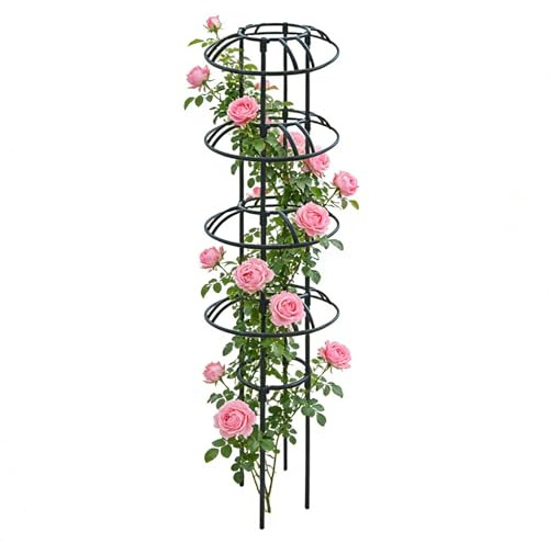 Trepador para Plantas de Interior,Resistente y antioxidante,Enrejado Obelisco para Plantas | para Clemátides, Rosas, Flores, Frutas, Hortalizas, Interior, Exterior, Invernadero
