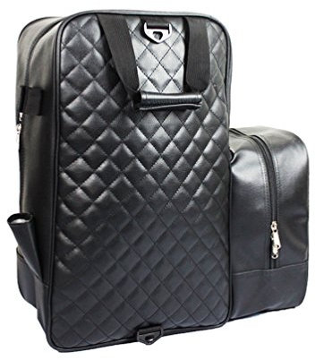 Sport Tent-Reitstiefeltasche Professionelle Stiefeltasche aus Leder Helmtasche Kombitasche Reittasche mit Helmfache