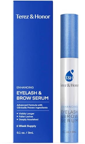 Advanced Eyelash Serum for Thicker, Longer Eyelashes and Eyebrows - Grow Luscious Lashes with Brow Enhancer (3mL)