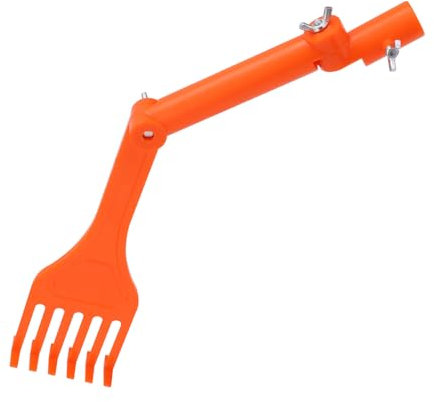 Mini Rastrello, Pulizia Delle Grondaie Rotante Mini Rastrello Pulizia Delle Grondaie Rastrello Multiuso Pulizia Delle Grondaie Facile Usare Pratico Materiale Pulizia Delle Grondaie(Arancione)