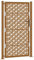 vidaXL Gartentor 105x180 cm Wetterfester Stahl Kreuz-Design, Zauntor, Outdoor Tor, Eisentor, Sicherheitstor, Einfahrtstor, Metall Zauntor