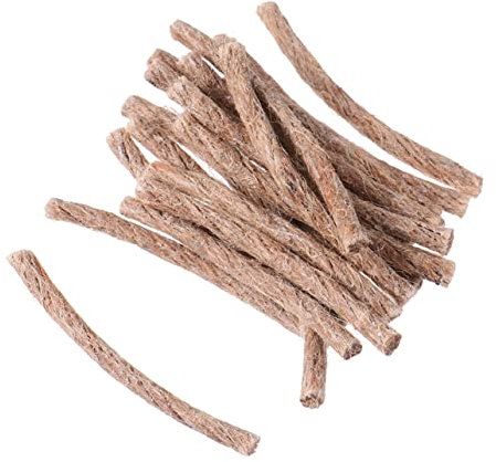 FONDOTIN De Cuerda para Encender Fuego 30piezas para Acampar y Barbacoas Cuerda Gruesa Material Duradero Iniciador De Fuego Portátil Herramienta De Camping y Senderismo