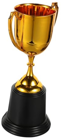 TOPPERFUN Coppa Plastica per Feste e Competizioni Leggero con Base Stabile per Cerimonie Asilo e Celebrazioni Decorazione Resistente e Superficie Liscia Kit DIY Personalizzabile per