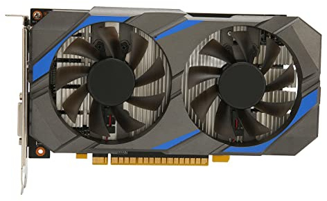 Denash 4 GB 1050 Ti Gaming Graphics Card with 2 Fans, Ideal for 1080p Gaming & 4k Content View