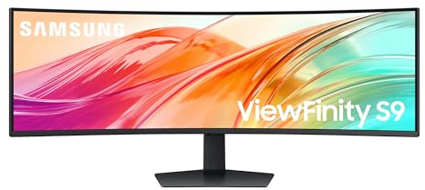 Samsung 49 Monitor ViewFinity S9 S95UF DQHD 5120 x 1440 32:9 120Hz 0 5ms(GTG) VESA DisplayHDR 400 USB-C Multitasking PBP KVM Switch Altavoces Integrados Negro LS49F950UAUXEN 2025