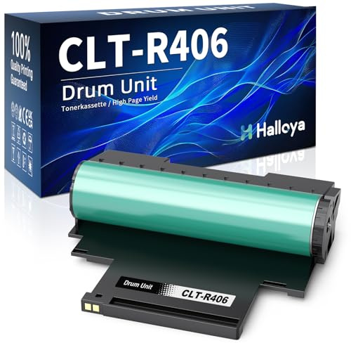 Halloya CLT-R406 bildtrumma kompatibel som ersättning för Samsung CLT-R406 för Xpress C410W C430 C430W C460 C460FW C460W C480FW C480W CLP-360 CLP-365 CLX-3305 CLX-3305FW CLX-3305W (1-pack)