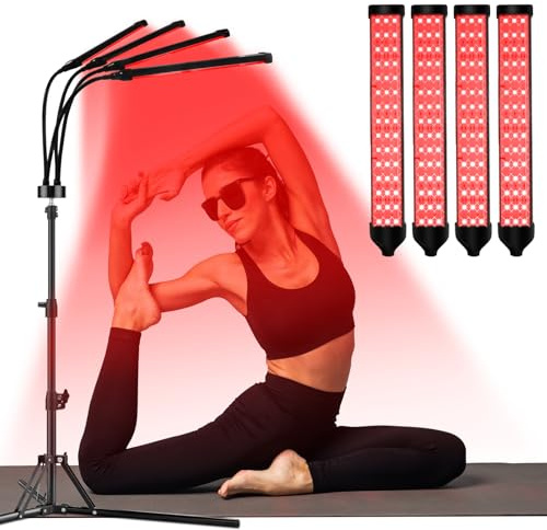 Trayvespace Lampe Rouge & Proche Infrarouge 660/850 nm, Trépied