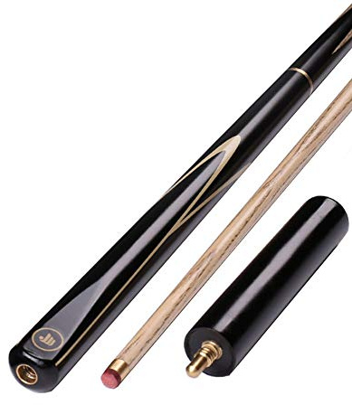 YRU 145cm Snooker Taco de Billar, Hecho A Mano 3/4 Eje De Ceniza Conjuntos Tips De 3 Piezas 10mm/11.5mm con Accesorios De Extensión Caso Duro(Size:10mm,Color:#1)