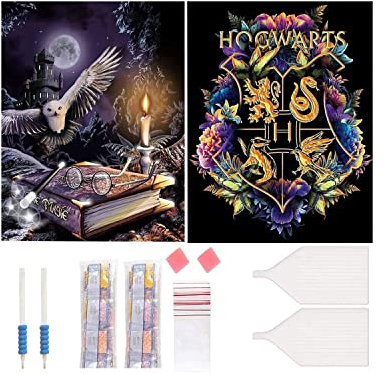 TAIANJI Diamond Painting Kit 5D Diamontpating Set Bilder mit Steinen Kleben mit Zubehör, Harry Diamond Bilder Set Groß Diamant Painting Bilder Diamant Malerei Erwachsene & Kinder