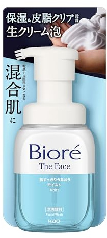 Biore The Face Facial Wash Foam 200ml - Moist