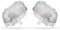 ADAKAT 2er Pack, Kellerlampe Bulkhead E27 IP54, Glasabdeckung, Metallgitter
