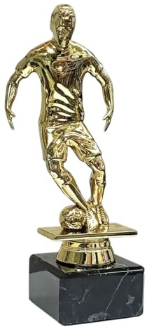 tecnocoppe Trofeo de jugador de fútbol de 18 cm de altura, placa personalizada de regalo