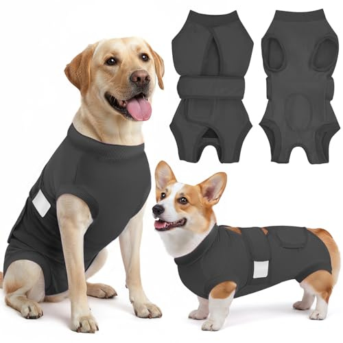 Eyein Dog Surgery Recovery Suit, Breathable Female Male Dog Surgical Suit