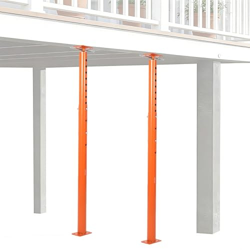2 Pack Jack Post, House Floor Jack with 53-93 Height Range, 18000 LBS Lifting Joist Beam Basement Jacks for Leveling, Lifting