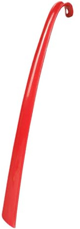 Skohorn - 40 cm (16,7 tum) verktyg | ABS-handtag - Långt skohorn - Flexibel och lättanvänd hjälpare med krokdesign som förhindrar att hälen böjs och skrynklas för pe