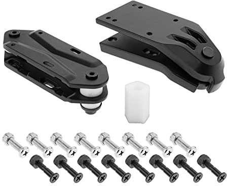 F Fityle Trucks Alloy 6.25 High Performance Surfboard Equipment Skateboard Base Longboard Decks Adapters Tool, Black