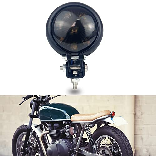 BREDUXSER Bakljus röd LED anpassad justerbar svansbroms för Cafe Racer Chopper Bobber