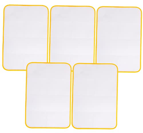 Amosfun Tappetino Da Stiro in Rete 5 Pezzi Protezione Da Stiro in Rete Non Mantieni I Tuoi Vestiti Al Sicuro Durante La Stiratura Casuale