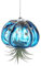 Luftpflanzentopf zum Aufhängen in Form einer geblasenen Qualle aus Glas, süßer blauer Quallen Luftpflanzenhalter, Geschenke für Frauenzimmer, Garten, Hochzeitsfeier Dekoration (ohne Pflanzen)