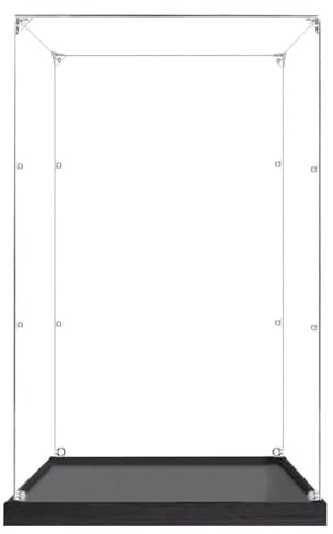 ELZEM Acrílico Vitrina para 21335 Faro Eléctrico Grande Transparente Caja de Exhibición Caja a Prueba de Polvo Caja para Guardar Figuras 30 x 30 x 60cm 3MM