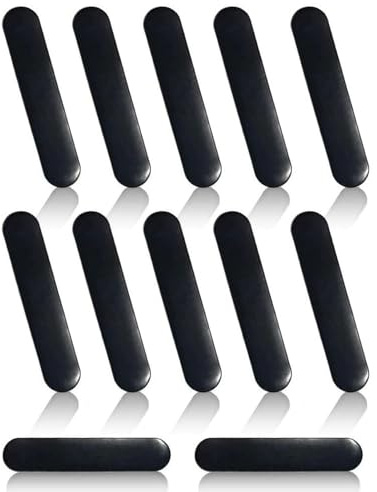 KGDUYC Cinta de Plomo Adhesiva de Tenis,5g Cinta de Plomo Golf Cinta de Plomo Paleta de Pickleball Negro,para Proteger la Protección del Borde de la Paleta, Aumentar el Contrapeso,12 pcs
