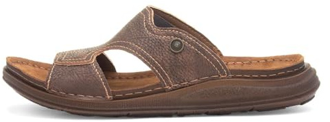 Osaga Buena Mens Brown Slip On Mule Sandal - Size 9 - Brown