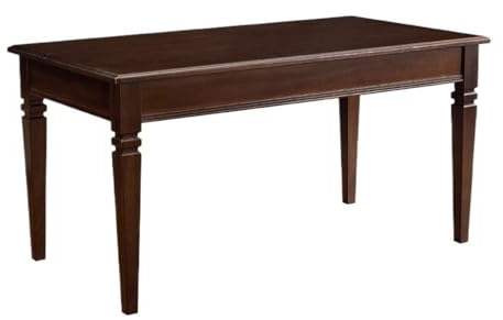 CUISGOR Diner Table Simple Solid Wood Long Table Workbench Home Restaurant Dining Table Dining Table(A:135CM*80CM*76CM)