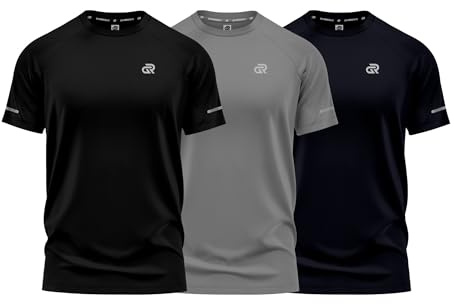 Men's Workout T-Shirt - Moisture Wicking Gym Shirts for Men, Quick Dry Athletic Running T-Shirt, Breathable Short Sleeve Fitness Sports Tee