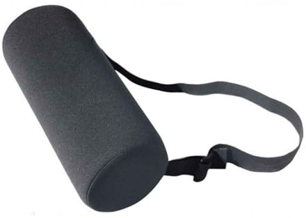 Fiacvrs Rodillo lumbar, cojín de apoyo lumbar de esponja, almohada de apoyo lumbar para espalda baja y apoyo espinal, para asiento de coche, silla de hogar y oficina