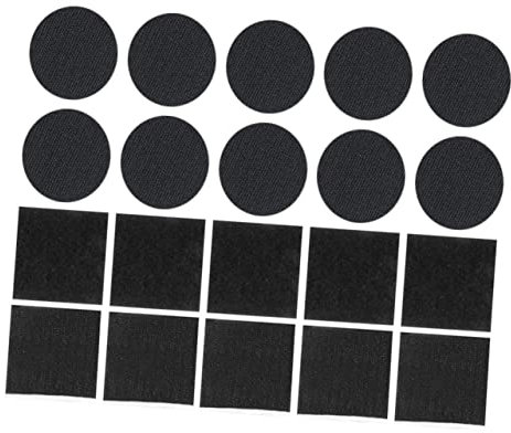 STOBOK 60piezas Antideslizante Almohadillas De Fijación para Alfombras Sin Rastro Pegatinas Autoadhesivas Negras para Tapetes Uso Suelo o Sofá