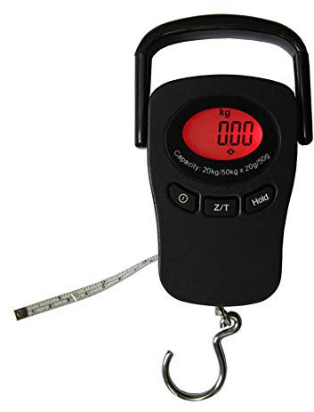 UNbit Balance Portable coque métallique 50KG crochet échelle bande rétro-éclairage balance suspendue Portable balance électronique paquet balance Express Balances