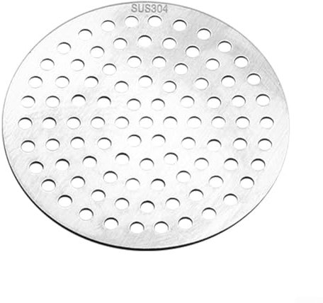 Copertura per filtro di scarico della doccia, in acciaio inox, per scarico della doccia, filtro rotondo per scarico del lavandino, copertura per scarico della doccia, filtro per bagno e cucina (8 cm)