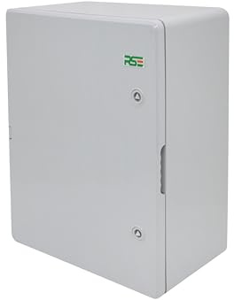 RSE vattentät fördelningsbox för utomhusbruk | IP65 | ABS-plasthölje utomhus | kopplingsbox | strömlåda | vägguttag trädgård 180 x 240 x 130 mm