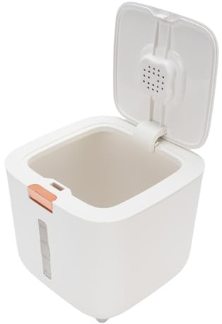 Generic Distributore di Riso, Contenitore di Riso Contenitore di Stoccaggio del 11 Libbre Finestra Trasparente un di Stoccaggio di con Tazza per Cucina Mais di Soia