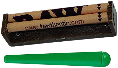 yaoviz® Set Raw konische Drehmaschine 110mm Ecoplastic Kingsize aus Hanfplastik inkl. Jointhülle 110mm bunt