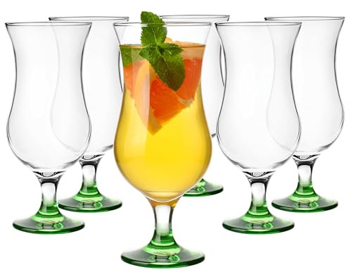 Glasmark Krosno Set De 6 Copas De Cóctel 420Ml Copa De Cóctel Ginebra Vino Agua Verde