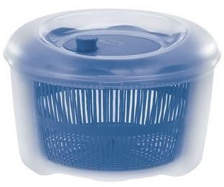 Centrifuga Insalata Manuale Rucola Gigante Colore Oceano 24 cm 4,5 Litri