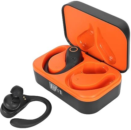 Sprachübersetzer-Ohrhörer mit Ladeetui, 144 Sprachen, Übersetzer, Kabellose -Kopfhörer für Sofortige Sprachübersetzung Im Ohr mit APP (Schwarz)