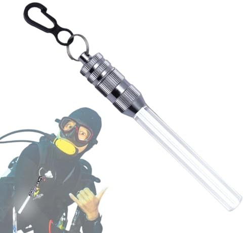 Lampe de poche de plongée pour la plongée,lampe de poche de plongée,Lampe de poche sous-marine étanche à 2 modes - Lampe de plongée à bâton lumineux LED, allumée et clignotante en permanence, durée de