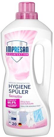 IMPRESAN Hygiene-Spüler Sensitiv | Wäschedesinfektion für hygienisch reine Wäsche | Effektiv gegen Bakterien, Pilze & Viren | 1500 ml