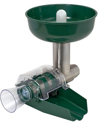 LEM Products BigBite Juicer Attachment for Meat Grinders, Juices Fruits and More, Stainless Steel and Plastic, Green and Silver