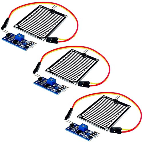AZDelivery 3 x Regentropfen Regen Sensor Modul kompatibel mit Arduino inklusive E-Book!