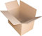 1 St. Faltkarton 800x600x400 2-wellig braun 2.40 BC-Welle Versandverpackung 80x60x40 Umzugs Bücherkartons mit Zusatzriller in der Mitte