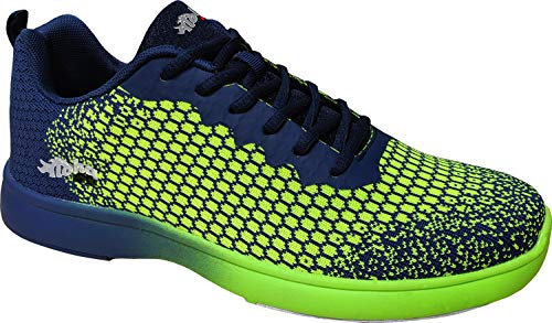 Aloha HexaGo - Zapatos de bolos para hombres, mujeres y jóvenes, para diestros y zurdos, verde azul, 36 EU