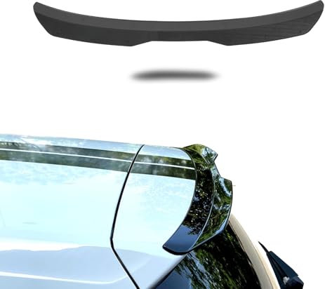Rear Roof Spoiler Two Compartment Vehicle Universal Rear Roof Wing Spoiler Compatible with Models from 2000-2021 Maxton Style MK1 Mk2 Mk3 MK4 MK5 MK6 MK7, with Double‑sided Tape