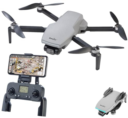 Drone quadricoptère GPS pliable connecté GH-290.fpv avec caméra 4K [Simulus]